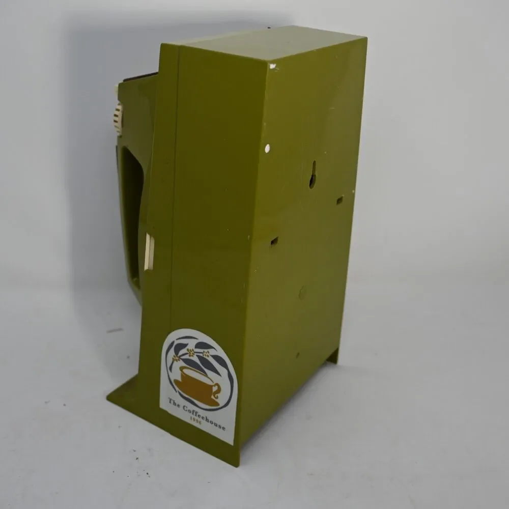 Vintage Sunbeam Mixmaster Hand Mixer Avocado Green Wall Mount Case Tested